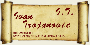 Ivan Trojanović vizit kartica